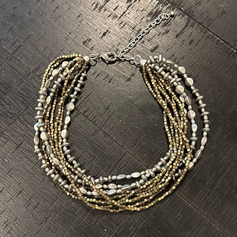 Vintage Premiere Designs Multistrand Choker Beaded Layered
